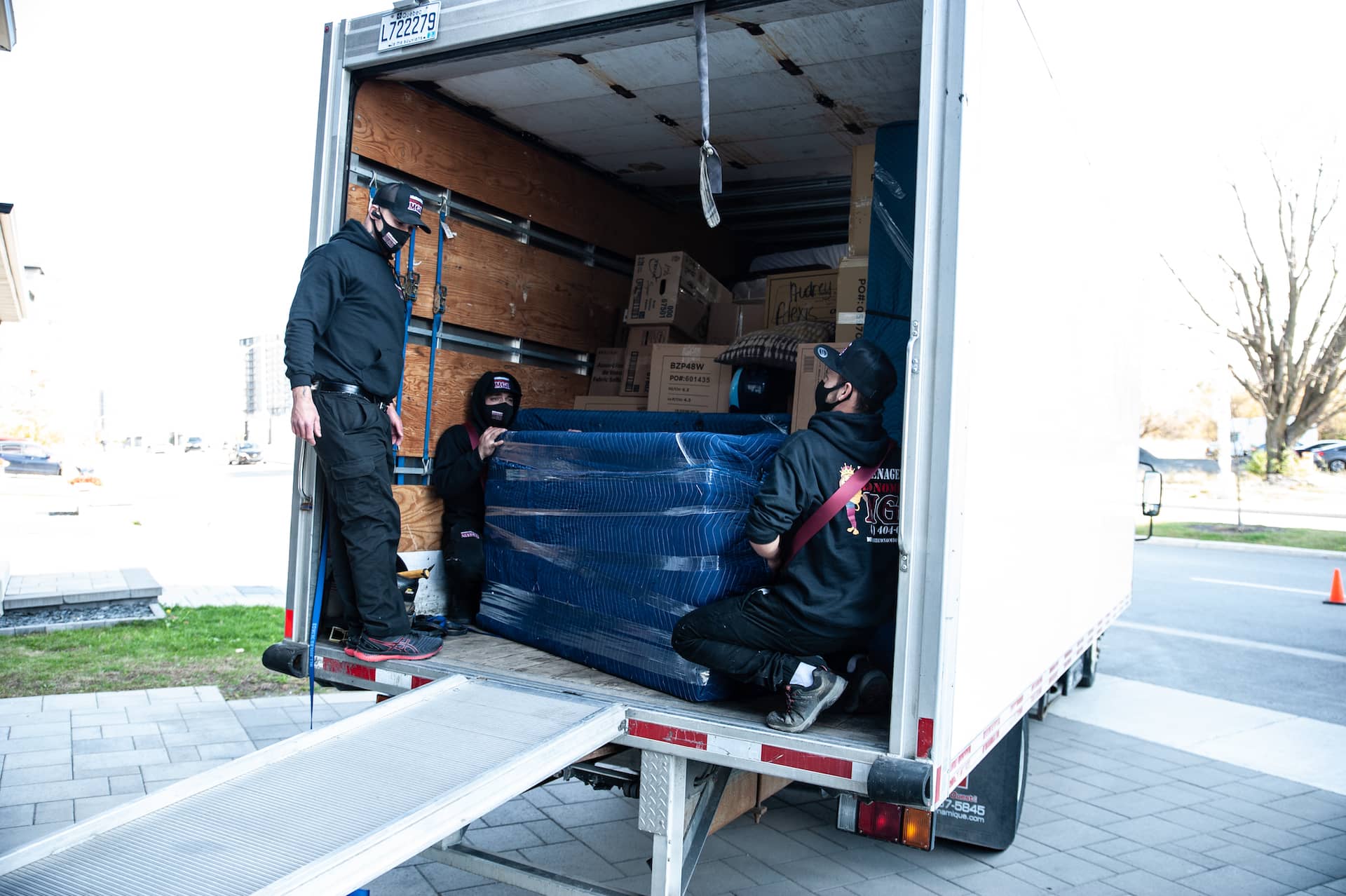 décontamination de nos camions de déménagement